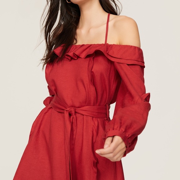 Marissa Webb Mini Linen Dress - Picture 5 of 5